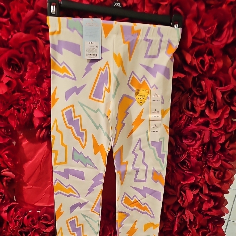 Cat & Jack NWT Colorful Kids Leggings Size Small 6/7